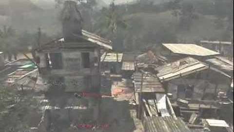 MW3- EPIC Across map Throwing knife- Village