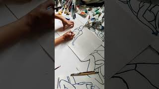 Female silhouette Line drawing Female silhouette Line drawing