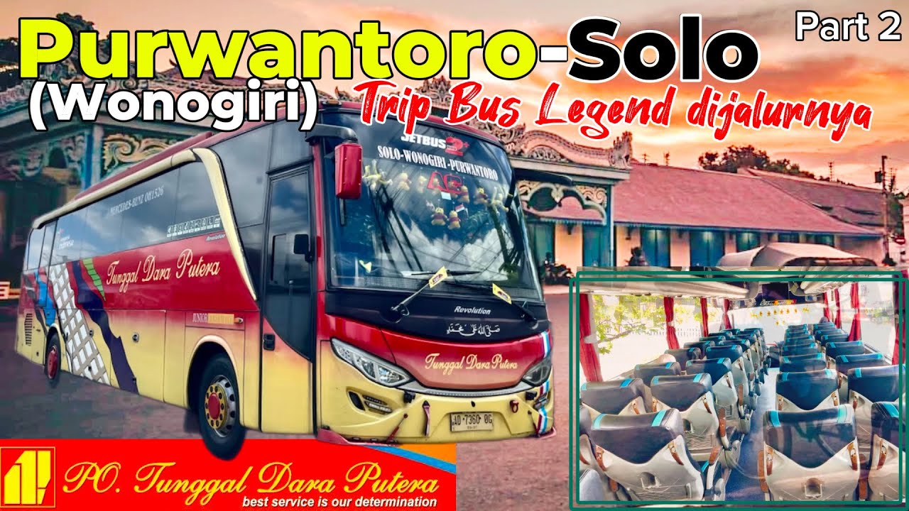 Trip Purwantoro Wonogiri Menuju Solo Naik Bus Tunggal Dara Putera Part 2, Finish Terminal Tirtonadi❕