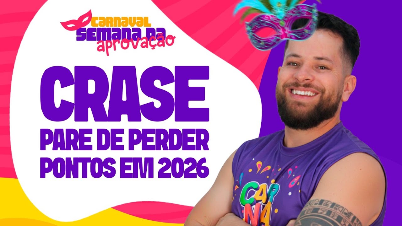 Crase: Pare de Perder Pontos em 2026! Concursos Pedagógicos