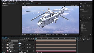 After Effects Tutorial | Realistic Helicopter Scene | 3D COMPOSITING |