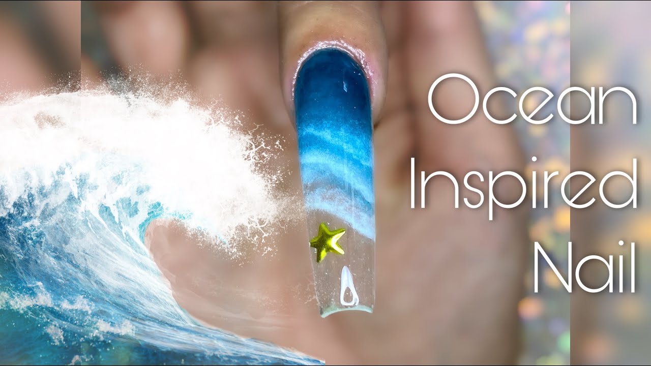 Ocean Shore Nails Detailed Tutorial YouTube