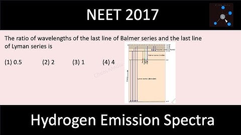 The ratio of wavelengths of the last line of Balmer series and the last line of Lyman series is?