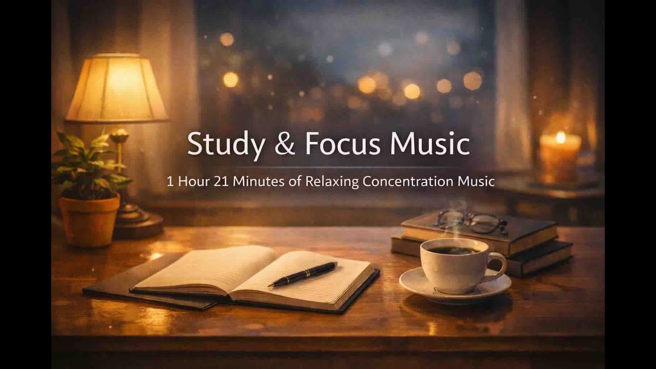 Study & Focus Music | 1 Hour 21 Minutes of Relaxing Concentration Music ...