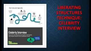 145- Liberating Structures Technique - Celebrity Interview