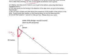Projectile motion assessment part 4