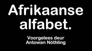 Afrikaanse Alfabet ABC. Alphabet in Afrikaans. HD VIDEO.