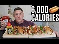 THE 6,000 CALORIE BULK | IIFYM Full Day of Eating