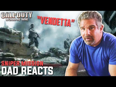 Dad Reacts to "Vendetta" Mission - Call of Duty: World at War