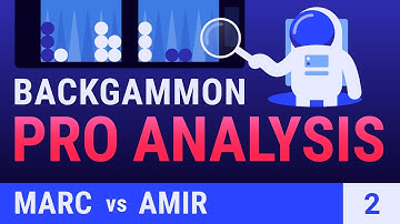 Backgammon Pro Analysis - Episode 2 with Marc vs Amir