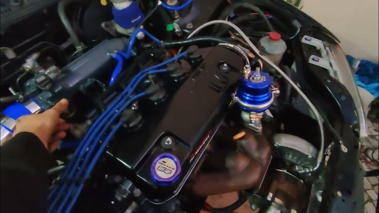 honda turbo d15b7 first start YouTube