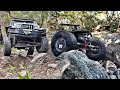 Comp Truck 4x4 Buggy VS TJ Jeep Wrangler @ Menai's Forgotten Trail