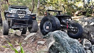 Comp Truck 4x4 Buggy VS TJ Jeep Wrangler @ Menai&#39;s Forgotten Trail