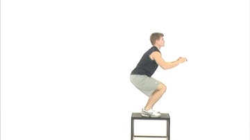 Box Jump up with Stabilization: Sagittal Plane