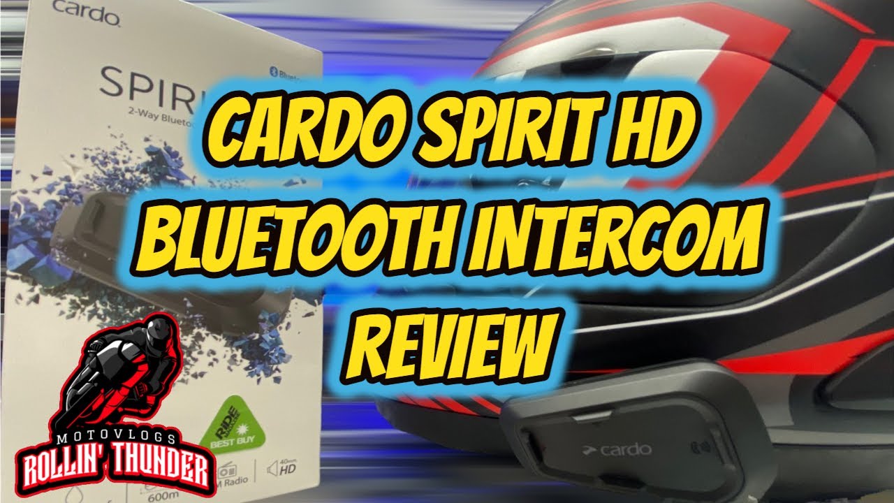 Cardo Spirit HD helmet Bluetooth communication device review