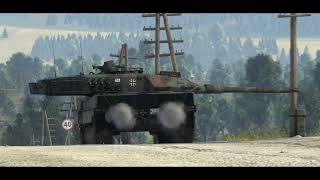 War Thunder. Leopard2a6 test render