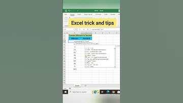 How to convert minutes to second I excel tips💡tricks #exceltips #tutorial #focusinguide #shortvideo