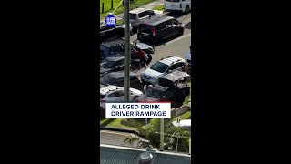 Alleged drink driver rampage on the Gold Coast | 9 News Australia