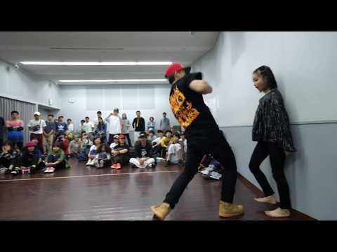 壁ドン世界最強!? Young Twiggz vs S・AR・A EX BEST8 FREESTYLE DDDバトル DANCE BATTLE × RUN UP 2017 KANTO MAY