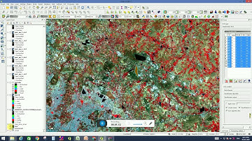 QP3 Semi Automatic Classification Plugin results