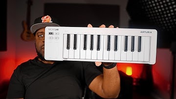 The Arturia MicroLab MK3 great MIDI Controller for Producers on the Go!