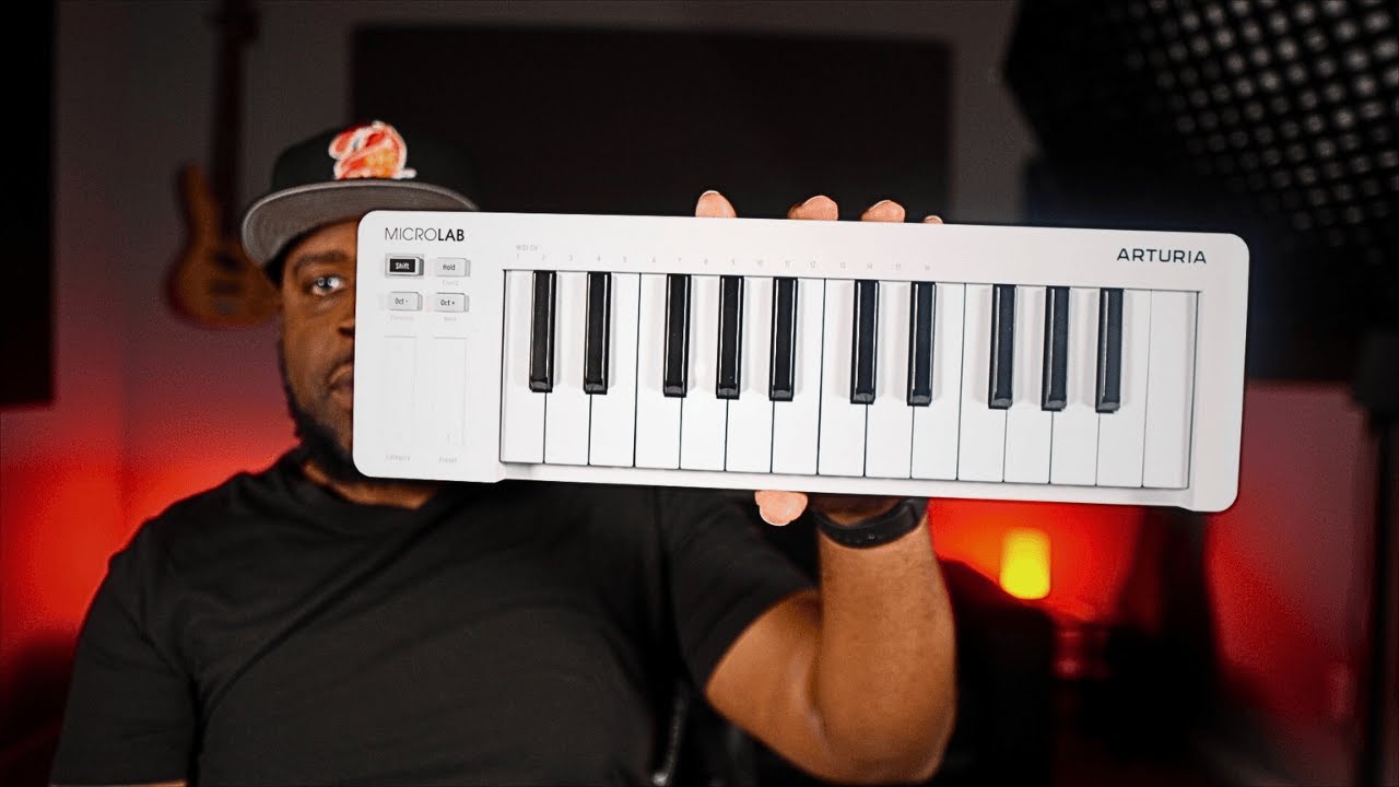 The Arturia MicroLab MK3 great MIDI Controller for Producers on the Go!