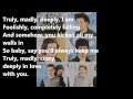 One direction truly madly deeply lyrics