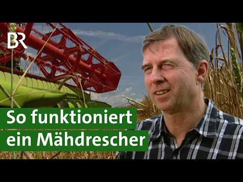 Mähdrescher: So funktioniert die Landmaschine | Getreideernte | Landtechnik | Unser Land | BR