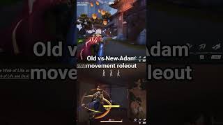 Old vs New Adam movement roleout #shorts #clips #twitch #marvelrivals #gaming #adamwarlock #movement
