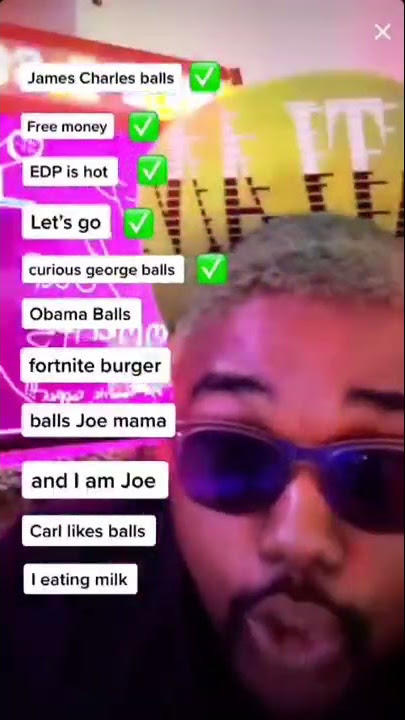 Kanye east 'James Charles balls'