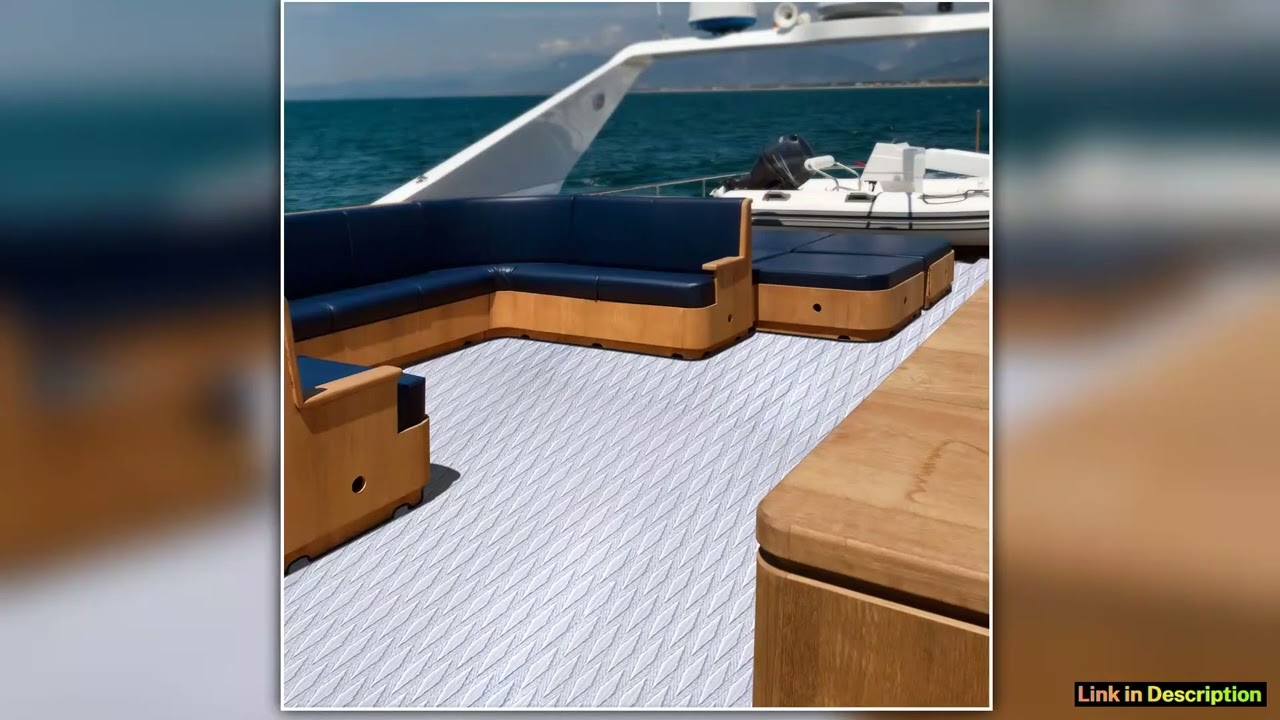 EVA Foam Boat Grey Boat Decking Selfadhesive AntiSkid Mat Soft Rectangle EVA Boat Flooring Carpet 9