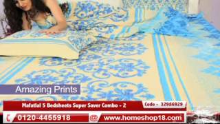 Purchase Mafatlal 5 Bedsheets Super Saver Combo