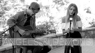 Angels \& Demons by jxdn | acoustic cover by Jada Facer ft. Kyson Facer