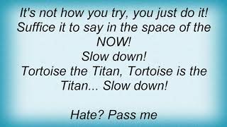 Atheist - Tortoise The Titan Lyrics