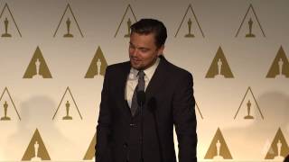 Leonardo DiCaprio at the 86th Oscars® Nominees Luncheon