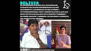 🇧🇴 BOLIVIA || El expresidente socialista de Bolivia, dijo "En política no hay maricas".
