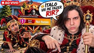 🔴 ÚLTIMO DIA! DEFENDENDO O TOP 1 DA NOT HUMAN - MEGA FREE FIRE AO VIVO ❤️ screenshot 1