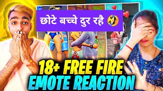 18+ Free Fire Emote Reaction बच्चे ना देखे || Free Fire Funny Video || Free Fire