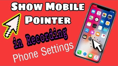 How To Use Mouse Cursor In Mobile Screen Recording || Any Android Phone