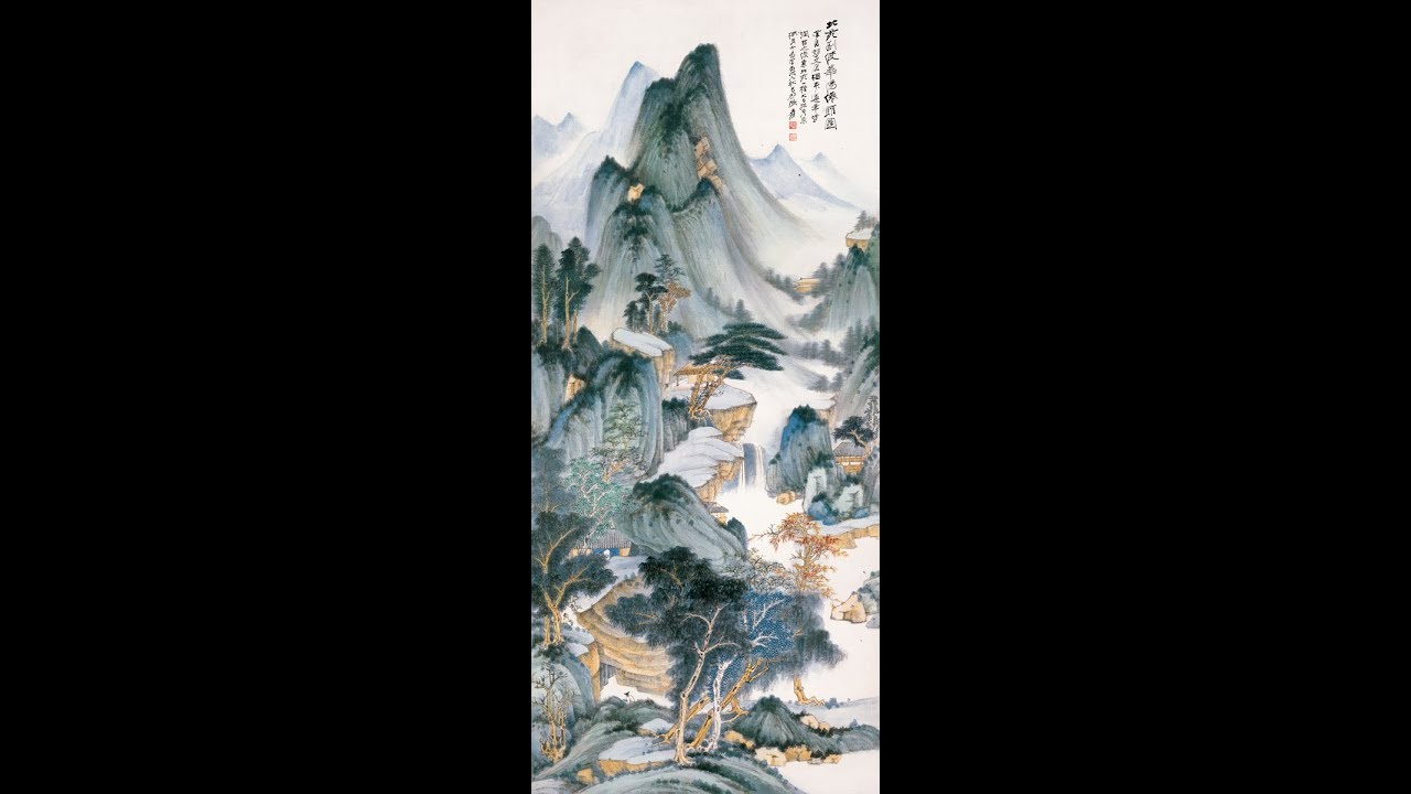 张大千 华阳仙馆 中堂画 70×173cm maxresdefault.jpg