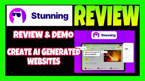 Stunning Review - Create Websites Using This AI-Powered Website Builder