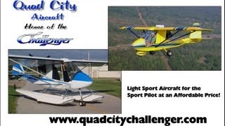 Quad City Challenger experimental light sport aircraft, Midwest LSA Expo Mt. Vernon Illinois.