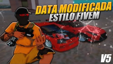 SAIU! MINHA DATA MODIFICADA ESTILO FIVEM V5 (Sem Bug De Render) PARA SAMP LAUNCHER E PC FRACO