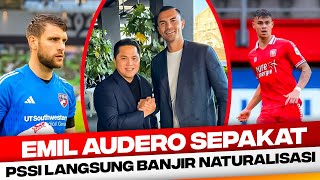 berita timnas~emil audero resmi naturalisasi~salaman dengan erick thohir~ragnar oratmangoen syukur