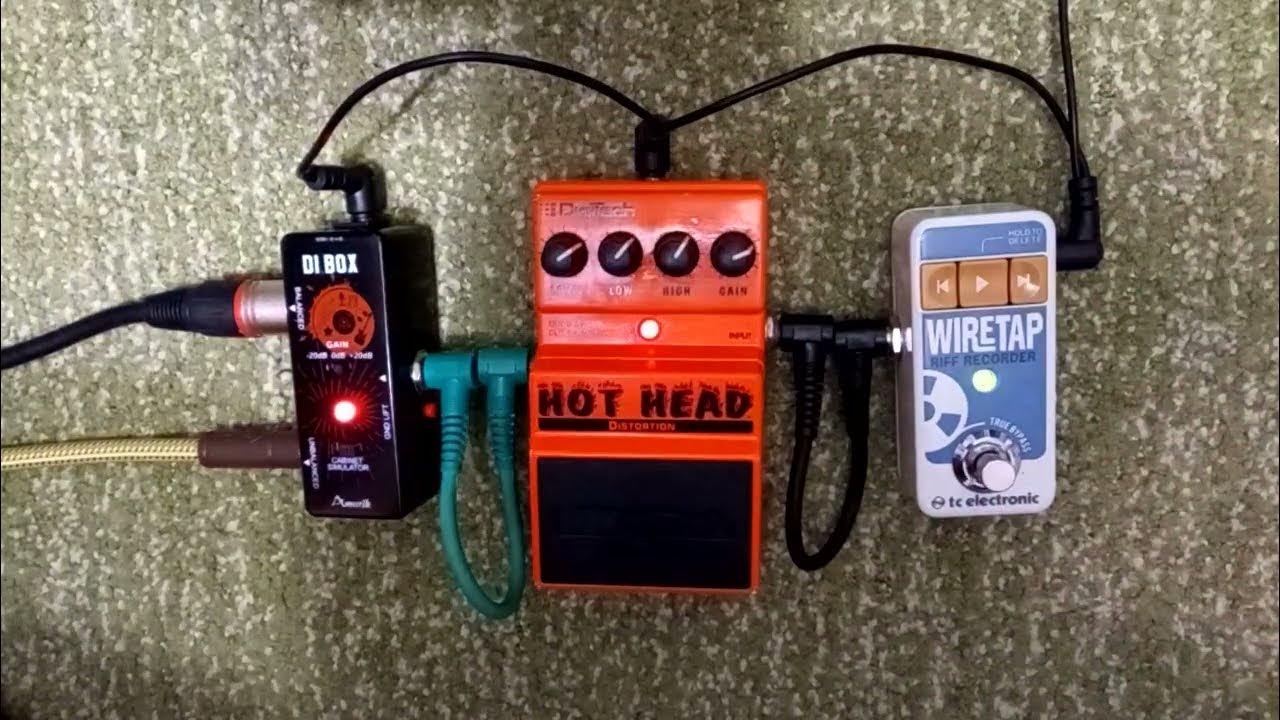 Тест гітарної педалі/примочки DIGITECH HOT HEAD DISTORTION - YouTube