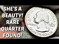 AND I BARELY HAD TO GO THROUGH ANY ROLLS TO FIND IT! COIN ROLL HUNTING QUARTERS | COIN QUEST