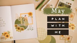 May Bullet Journal Setup | Spring Theme (Free Printable!)