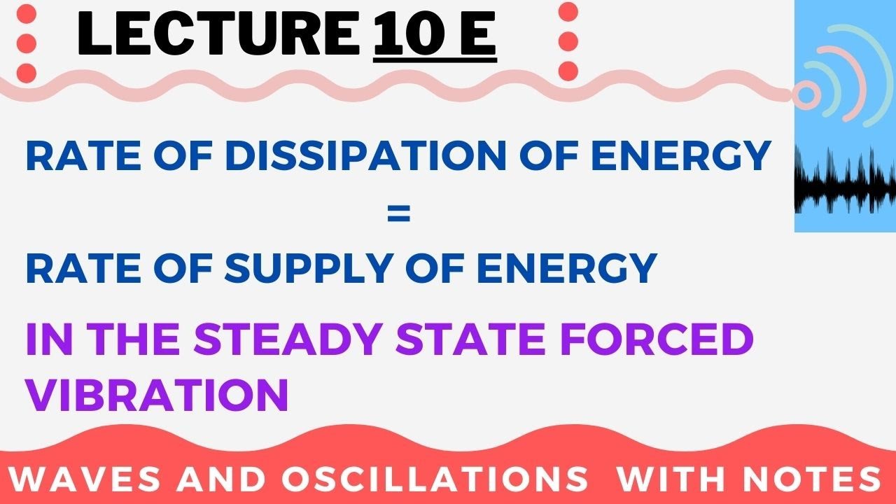 The rate of dissipation of energy due to frictional force is equal to the rate of supply of energy