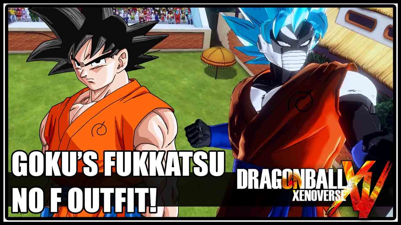 Goku's Fukkatsu No F Outfit in Dragon Ball Xenoverse! Whis ...