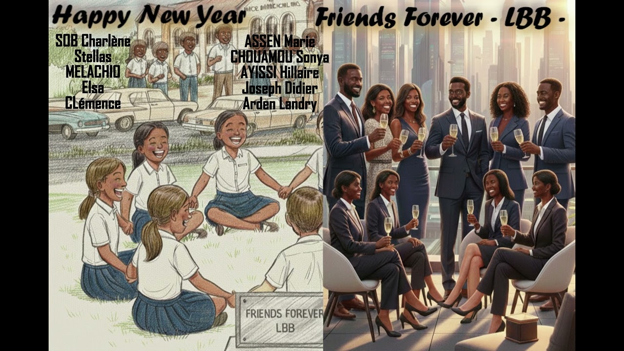 Bonne Année Friends Forever   LBB